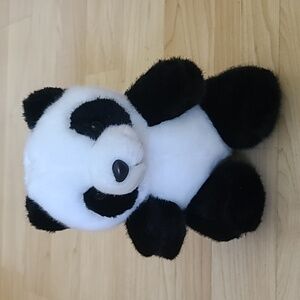 Sitting Black White Panda Bear Plush Stuffed Animal Toy 8" Tall